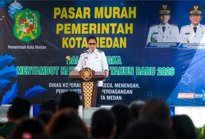 Sambut Natal & Tahun Baru, Pemko Medan Hadirkan Pasar Murah di 53 Titik