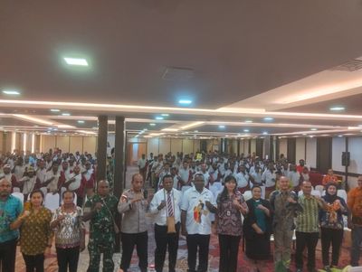 Pemkab Mimika Bekali Aparatur Kampung untuk Hadapi Transformasi Pembangunan Desa Tahun 2025