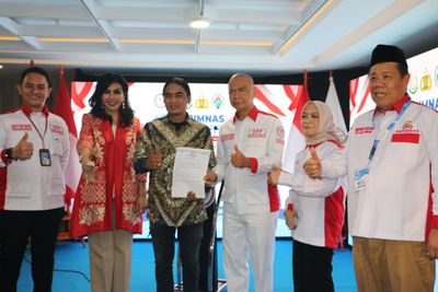 Gubernur Babel Hidayat Arsani Hadiri Rapimnas dan Pengukuhan DPP ABPEDNAS 2025–2031