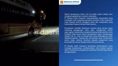 Viral Aksi Ugal-ugalan Sopir Bus Antarkota di Tol Trans Jawa, Perusahaan Ambil Langkah Tegas