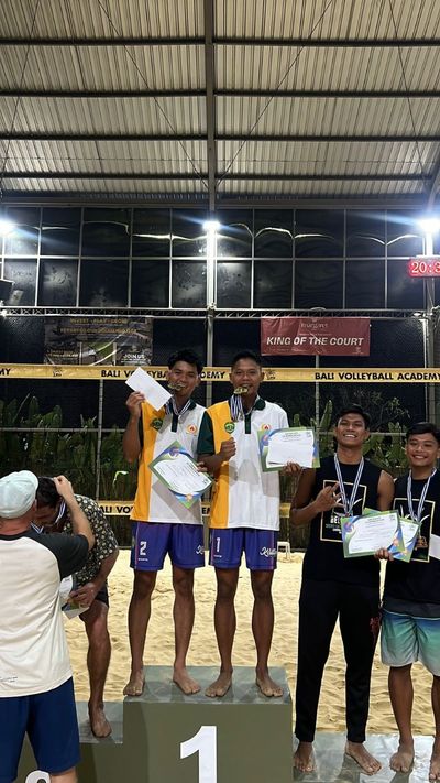 Bripda Saiful Kalahkan Italia di Final Voli Pantai Bali Open 2025
