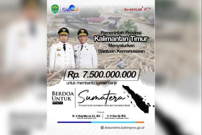 Bentuk Solidaritas Kemanusiaan, Pemprov Kaltim Salurkan Bantuan Rp 7,5 Miliar untuk Korban Banjir di Tiga Provinsi Sumatera