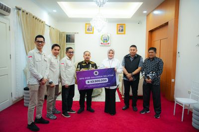 Wagub Sulsel Terima Donasi PHRI Rp43,5 Juta untuk Korban Banjir dan Longsor di Sumatera