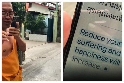 Gak Nyangka! Traveler Ini Dapat Wejangan Hidup dari Biksu Pas Liburan ke Bangkok, Endingnya Bikin Haru