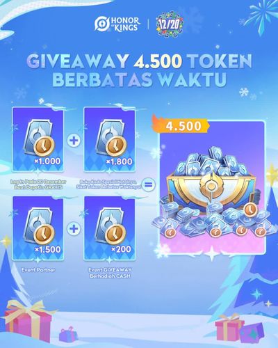 Honor of Kings bagi-bagi 4500 token limit dan skin Legend gratis!
