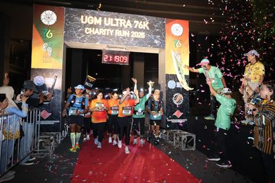 Rektor Ova Bersama Ganjar Pranowo Ikuti UGM Ultra Charity Run 2025 Himpun Donasi Rp 426 Juta untuk Korban Bencana