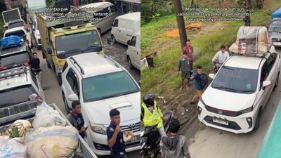 Nekat Lawan Arus dan Tak Mau Mundur, Aksi Pemobil di Jalan Sempit Picu Emosi Warga