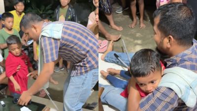 Kisah Mengharukan Ayah Tunanetra Akhirnya Bertemu Anak yang Sempat Disangka Hilang