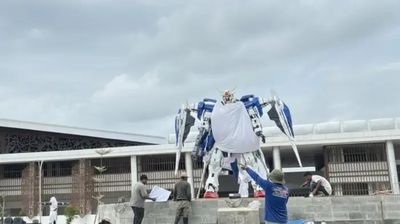 Patung Superhero di Pasar Tangga Arung Tuai Protes, Warga: Di Mana Identitas Kutai?