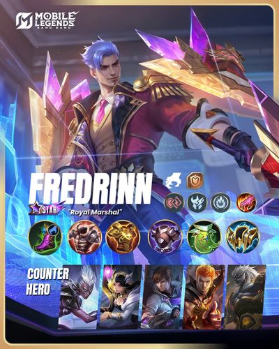 Counter Hero Fredrinn Mobile Legends! No. 5 Sesama Jungler Tank!