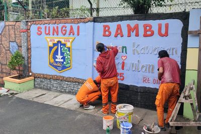 Gang Hijau Jalan Sungai Bambu III Rampung, Lingkungan Kini Asri dan Edukatif
