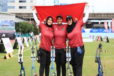 Kalahkan Wakil Singapura, Tim Panahan Compound Putri Indonesia Cetak Sejarah di SEA Games 2025