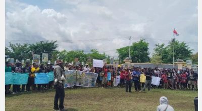 Ribuan Warga Suarakan Krisis Kemanusiaan Jila di DPRK Mimika