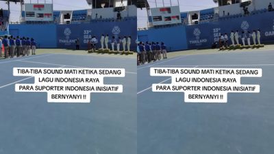Sound System Mati Saat Lagu Kebangsaan Berkumandang, Suporter Spontan Nyanyikan Indonesia Raya di SEA Games 2025