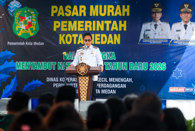 Jelang Nataru, Pemko Medan Gelar Pasar Murah dengan Delapan Bahan Pokok