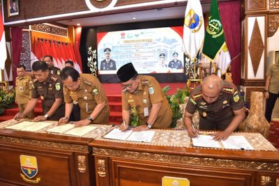 Pemerintah Kota Jambi Teken MoU dan Jalin Sinergi dengan Kejati Jambi Terkait Penerapan KUHP Baru