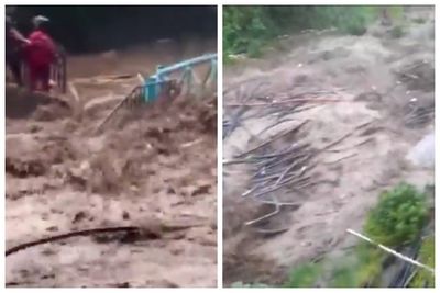 Banjir Bandang Terjang Kawasan Wisata Guci Tegal, Tak Ada Korban Jiwa