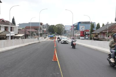 Jelang Libur Nataru, Flyover Nurtanio Mulai Dimanfaatkan Pengguna Jalan
