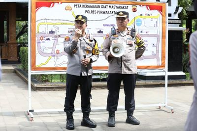Pelayanan Humanis dalam Pengamanan Aksi Buruh, Kapolres Purwakarta Ingatkan Hal Ini