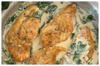 Ini Dia Menu Sarapan Enak Biar Gak Mager Kerja walau Hawanya Liburan, Cobain Resep Chicken Creamy Spinach