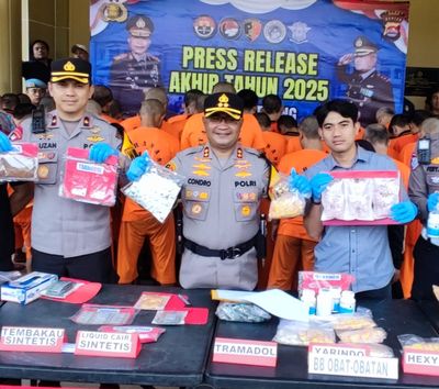 108 Kasus Narkoba Selesai Pada 2025 Satnarkoba Polres Serang Paling Tinggi Di Polda Banten