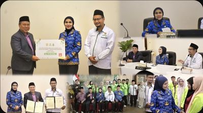 10 Orang Berprestasi Kendal Dapat Beasiswa Atas Kerjasama Pemkan dan Baznas