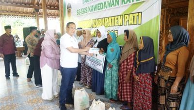 925 Warga Kecamatan Kayen Terima Bantuan Uang Tunai dan Sembako
