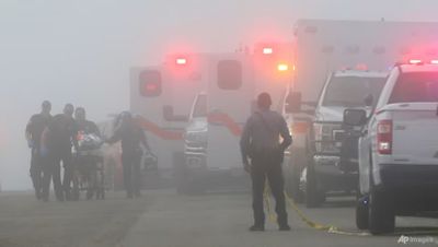 Pesawat Angkatan Laut Meksiko Jatuh di Texas, Lima Orang Tewas
