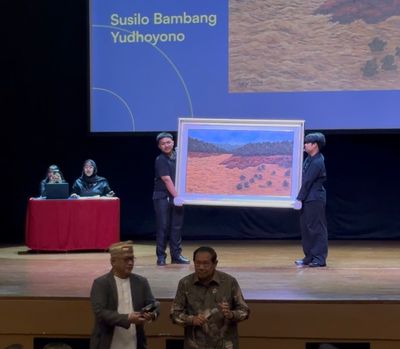 Lukisan SBY God s Day Terjual Rp311 Juta, Hasil Lelang Disumbangkan untuk Korban Bencana Sumatera