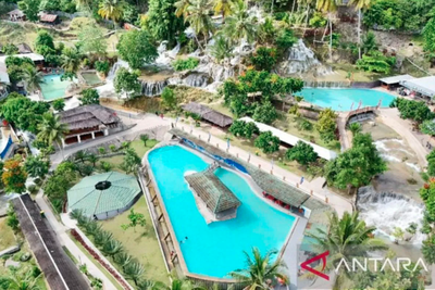 Libur Nataru, Kunjungan Wisata Aek Sijornih Tapsel Turun Drastis