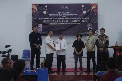 79 Narapidana Lapas Tarakan Terima Remisi Natal 2025, Satu Orang Langsung Bebas