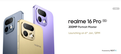 Realme 16 Pro Hadirkan Kamera 200MP, Baterai 7000mAh, dan Desain Premium
