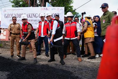 Gubernur Sulsel Groundbreaking Proyek Preservasi Jalan Paket 3 MYC di Sidrap, Benahi 254 Km Jalan Rusak