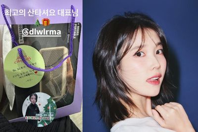 IU Bagi Hadiah Natal Mewah untuk Pemain dan Kru Drakor Terbaru Perfect Crown