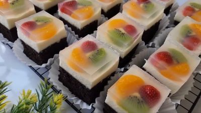 Resep Puding Cake Buah yang Lembut dan Segar, Mudah Dibuat!