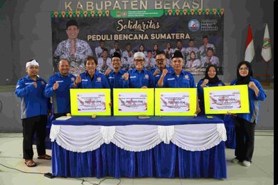 PGRI Kabupaten Bekasi Salurkan Bantuan Peduli Sumatera