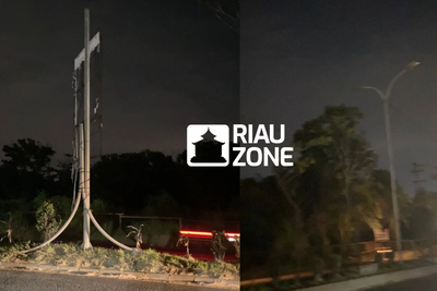 Tak Mampu Hidupkan Lampu Jalan di Duri, Keselamatan Warga Dikorbankan Dishub Bengkalis