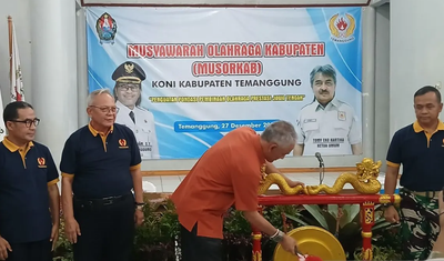 KONI Temanggung Fokus Tingkatkan Kualitas Atlet Lewat TC Kontingen