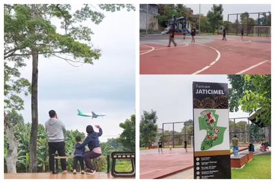 Spot Piknik Viral di Halim yang Seru Buat Santai Bareng Anak sambil Lihat Pemandangan Pesawat Landing