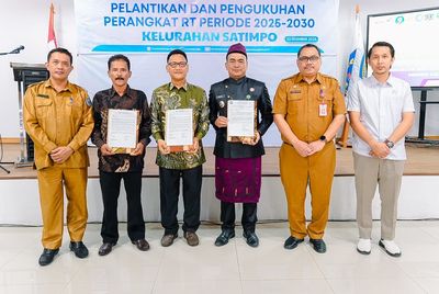 Tingkatkan Pelayanan Warga, 25 Ketua RT Satimpo Resmi Dilantik untuk Masa Bakti 2026–2030