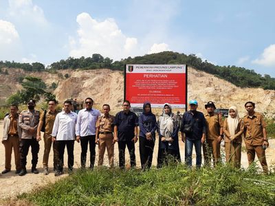 Pemprov Lampung Tutup 20 Tambang Ilegal Sepanjang 2025