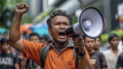 1.392 Personel Siaga Amankan Aksi Buruh di Jakarta Pusat