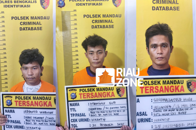 Putus Jari dan Luka Tusuk, Polsek Mandau Amankan Tiga Karyawan PT SIS