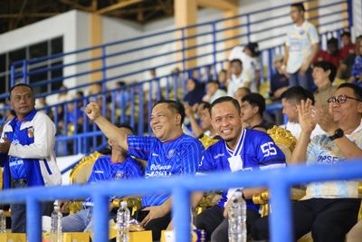 PSPS Pekanbaru Kalah Dramatis 2–3, Plt Gubernur Riau Beri Dukungan Langsung di Stadion