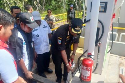 Warga Pesisir Mimika Kini Miliki SPBU Sendiri di Kokonao