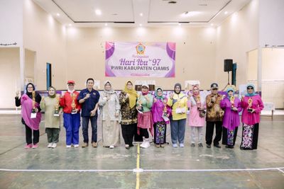 Peringatan Hari Ibu ke-97 PWRI Ciamis Berlangsung Khidmat dan Penuh Kebersamaan