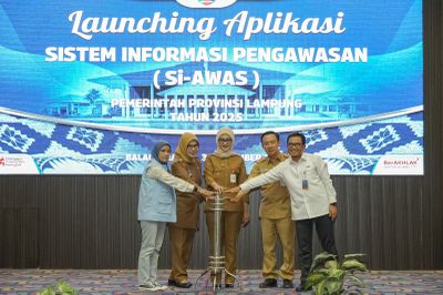 Pemprov Lampung Luncurkan SI AWAS, Perkuat Pengawasan Pemerintahan Berbasis Digital