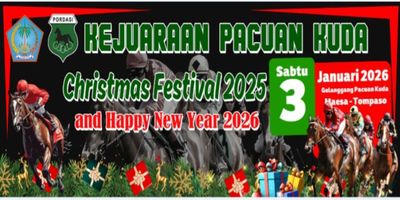 Kejuaran Pacuan Kuda Natara Festival di Pacuan Maesa Tompaso!