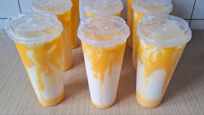 Resep Sticky Milk Mangga yang Creamy dan Segar, Mudah Dibuat!