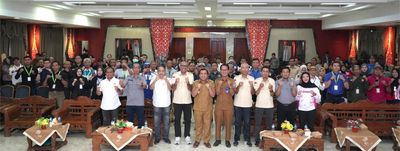 Bontang Bertekad Jadi Kota Penghasil Atlet Berprestasi, Wawali Agus Haris Buka Raker KONI